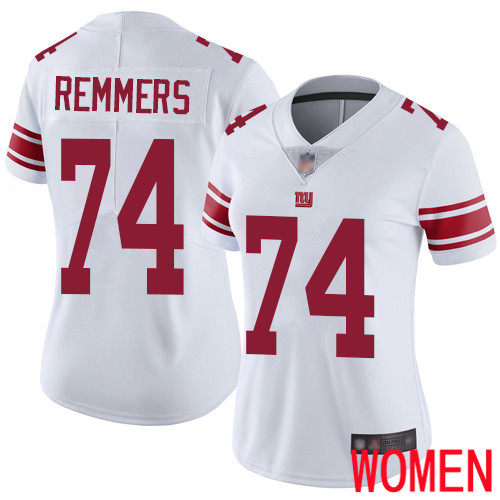 Women New York Giants #74 Mike Remmers White Vapor Untouchable Limited Player Football NFL Jersey->youth nfl jersey->Youth Jersey